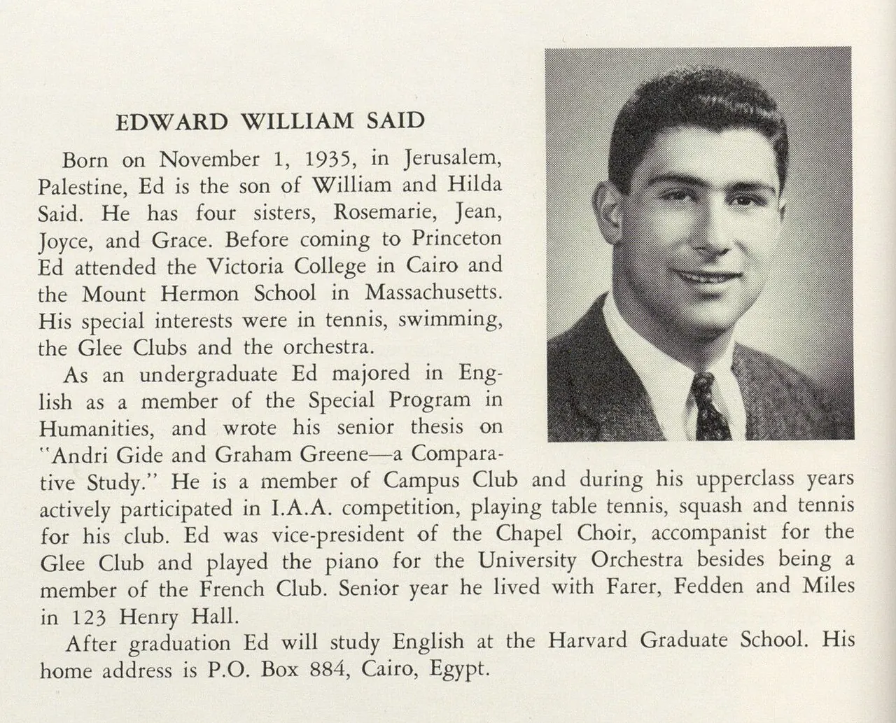 Edward Said, photo 2 of 2